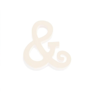 Ilan Lettera Decorativa Ampersand 14,5 cm, Arte da Parete in Legno - Product Image 2