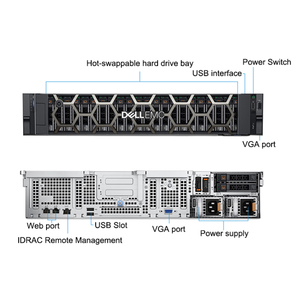 Serveur informatique PowerEdge R6515 R6525 R6615 R6625 R7515 R7525 R7615 R7625 en stock pour centre <span class=keywords><strong>de</strong></span> <span class=keywords><strong>données</strong></span> - Product Image 2