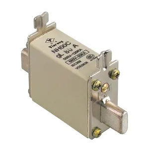 LV HRC Ceramic Plate NH00C NT00c Series Fuse And Fuse Box CE Certification Used In HR17 Isolating Switch