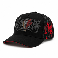Sombreros casuales de mujer con bordado personalizado, diseño de 5 paneles en forma de A, logotipo impreso, visera curva y detalles de encaje, para pedidos al por mayor.