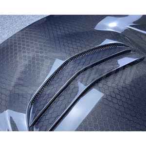 Nuevo Capó de Fibra de Carbono Agresivo con Tejido 3K/6K/12K y Protección UV para Infiniti Q60 2016-2022 - Product Image 5