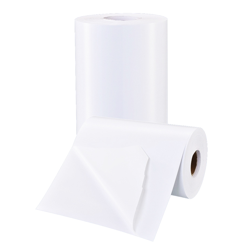 PP PE PET Transparent Self-Adhesive Label Paper Jumbo Roll Acrylic Hot Melt Single Sided Masking Material Clear Synthetic Film