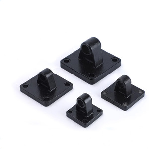 Support de montage femelle pour cylindre pneumatique, en fer noir, type ISO 40mm-200mm CA32 CA40 CA50 CA63 CA80 CA100 CA125 CA160 - Product Image 1