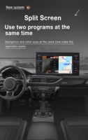 Radio de Auto Uckazy 2DIN con Android 14 y GPS para Ford Focus, Pantalla Táctil HD, Mirror Link, Amplificador, Tarjeta SD, 4G, WiFi, Navegación Integrada