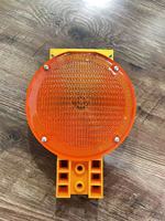 Voyant lumineux solaire rechargeable LED étanche Barricade Signal pour la sécurité routière Extérieur Couleur LED jaune