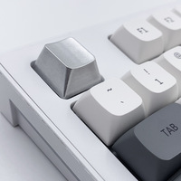 Wholesale Custom Logo Accessory Keycaps Plating Laser Keyboards Alloy Metal Keycap