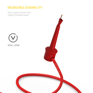 Eta4508f DC cáp điện 4mm với cách điện chuối cắm để IC móc mạch tích hợp thử nghiệm chì - Product Image 3