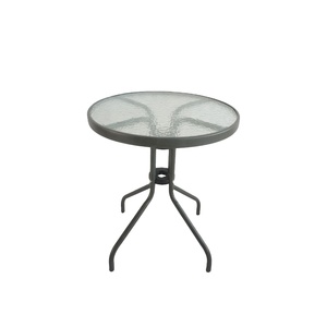 Metal barato café/bistro mesa de cristal al aire libre - Product Image 1