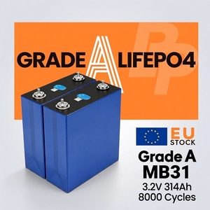 แบตเตอรี่เกรด A ยุโรป DDP MB31 314Ah 3.2V สำหรับเก็บพลังงานภายในบ้าน 12V 24V 48V ชุดแบตเตอรี่ DIY - Product Image 1