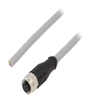 1 pièce neuve d'origine 050060418211005m Câble d'interconnexion M12 : 8 broches droites 5m Mâle -30-80°C IP PLC