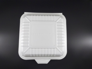 Boîtes à emporter Xiangrong 9 x 9 pouces, 3 <span class=keywords><strong>compartiments</strong></span>, base noire, couvercle transparent, écologiques, en PP de qualité alimentaire, pour la préparation des <span class=keywords><strong>repas</strong></span> - Product Image 3