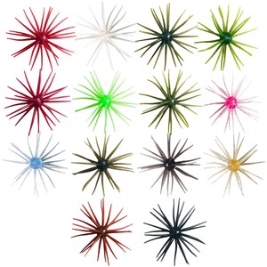 Tpe Sea Urchin <b>Floating</b> Soft Bait 1.9g 4g 10g 18g Bass Lure Biomimetic <b>Fishing</b> Bait Soft Ball Fish Attractant - Product Image 1