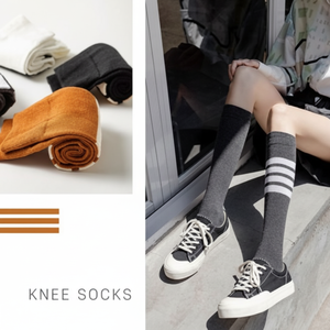 Calzini da Golf a quattro linee moda donna Design irregolare a 4 colori - Product Image 1