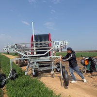 Irrigateur à pivot central durable galvanisé à chaud pour l'agriculture en zone aride