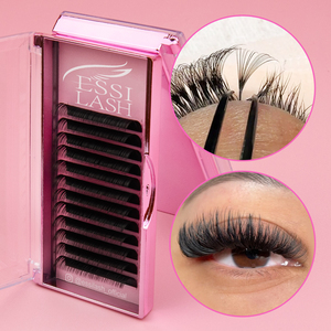 ESSI LASH - Extensiones de Pestañas de Seda con Curvatura C, Color Negro Mate, Extensiones de Pestañas de Cachemira, Empaque Personalizado al por Mayor - Product Image 4