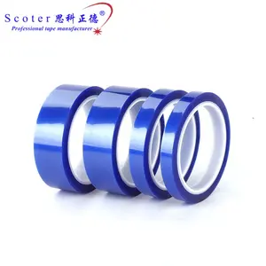 Custom heat resistant thermal tape sublimation tape heat resistant blue tape with dispenser