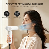 Mini sèche-cheveux portable pour les voyages, pliable, haute vitesse, sèche-cheveux électrique professionnel pour salon, marque privée