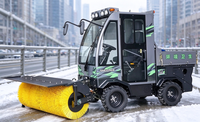 Nouvelle balayeuse à neige autoportée à essence avec pelle de poussée, composants principaux : moteur, engrenage, démarrage électrique, 1106 kg