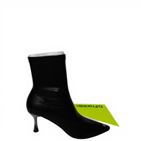 Stivali da Donna Personalizzati OEM/ODM - Impermeabili in Pelle PU, Punta Affusolata, Comodi Tacchi Alti, Stile Italiano per Autunno/Inverno/Primavera