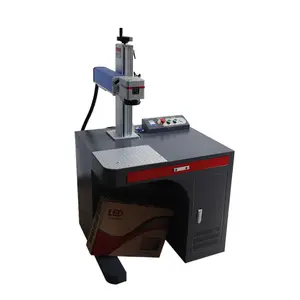 3d Dynamische Marker 20W 30W 50W Jpt Kast Fiber Laser Markering Machine Voor Metaal