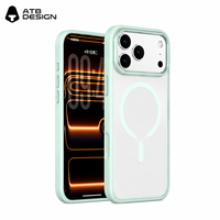 Coque de téléphone magnétique ATB Wholesale pour iPhone 18 17 16 15 14 Pro Max, finition mate, durable, toucher agréable, protection intégrale, emballage personnalisé