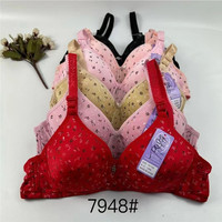 Soutien-gorge sans fil sexy grande taille pour femme, tailles 36-42D, couleurs assorties, vente en gros