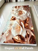 Panneaux PVC 3D UV, fabrication directe, rénovation hôtelière commerciale, imperméables, ignifuges, installation rapide, plaques de marbre, projets OEM ODM