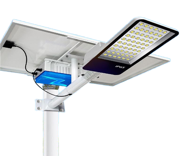 500W IP67 Solar Street Light Aluminum LED Lamp SMD Chip Waterproof for Garden Walls Roads Highways Remote Control Rating