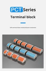 Khối thiết bị đầu cuối công suất cao cho snap-<span class=keywords><strong>on</strong></span> Uốn Tóc bồng lắp ráp Plug-in mùa xuân buộc dây nhanh chóng kết nối - Product Image 4