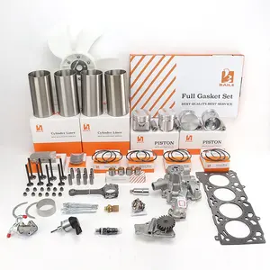 4d84-1 Motor Wederopbouw Kit Wtih Revisie Pakking Kit Voor Yanmar Cilindervoeringen Zuiger & Ringen Lagers Wasmachine