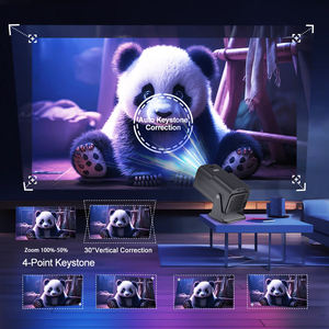 Proyector inteligente 4K Android 12,0 300 lúmenes ANSI 4 puntos Auto Keystone zoom 180 rotación 8000 TV Android <span class=keywords><strong>App</strong></span> 1080p <span class=keywords><strong>Home</strong></span> <span class=keywords><strong>Cinema</strong></span> - Product Image 6