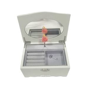 New Design Custom Luxury White Wooden <b>Ballerina</b> <b>Music</b> <b>Box</b> Jewelry <b>Box</b> for Girl - Product Image 2