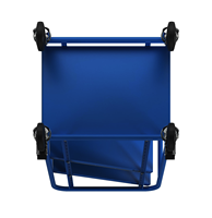 Carrito de almacenamiento Carros de almacenamiento Euro Box Trolley Incl. 3 contenedores de plástico Euro contenedor estante camión