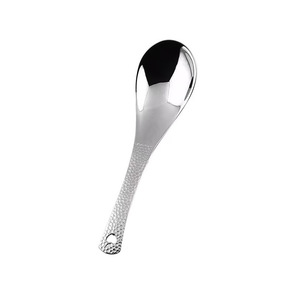 Cuchara de acero inoxidable con punta de martillo, cuchara retro con punta de martillo, cuchara para el hogar, cuchara de postre de alta calidad, cuchara para comer para niños - Product Image 5
