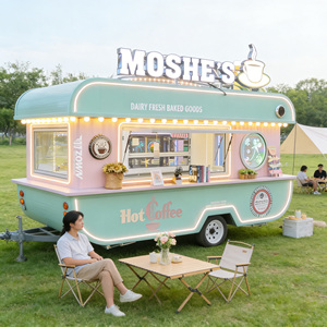 Camion de restauration de rue confortable, repas rapides et savoureux, camion de cuisine rétro, service de restauration de rue gastronomique - Product Image 1