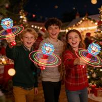Individuell Gestalteter LED-Leuchtender Prinzessinnen-Zauberstab aus Kunststoff Kinderspielzeug für Neujahr, Unabhängigkeitstag, Halloween, Weihnachten Partyzubehör Geschenke
