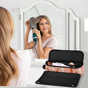 Nuevo Rizador de Pelo de Nailon con Estampado Completo de Diseño de Zanahoria Hawaiana, Personalizado, con Bolsa de Viaje y Asa - Product Image 6