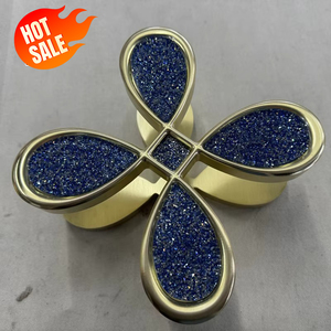 <span class=keywords><strong>Poignée</strong></span> de <span class=keywords><strong>porte</strong></span> en verre cristal bleu diamant de luxe sur mesure haut de gamme pour hôtel cinq étoiles, villa, <span class=keywords><strong>porte</strong></span> <span class=keywords><strong>extérieure</strong></span> en aluminium, <span class=keywords><strong>poignée</strong></span> longue - Product Image 6