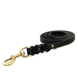 Hochwertiges, weiches und robustes Leder Premium Solid Ribbons Umwelt freundliche Haustier leine Blei Training und Walking Geflochtene Hunde leine - Product Image 6