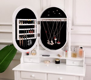 Wooden <strong>Dressing</strong> <strong>Table</strong> New the 2019 <strong>Black</strong> and White Bedroom Furniture Dresser Home Furniture Modern Panel - Product Image 5