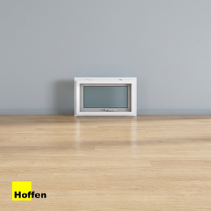 Soundproof Waterproof Thailand Hoffen Pro UPVC Modern Sliding Awning <b>Window</b> 80x50 White Frame Mosquito <b>Net</b> Outdoor Lifetime - Product Image 3