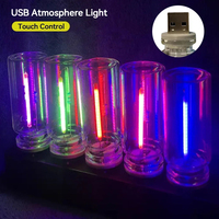 Ampoule LED à filament rétro USB avec variateur tactile 5V, ampoule LED Edison rétro, veilleuse, éclairage décoratif LED pour le camping