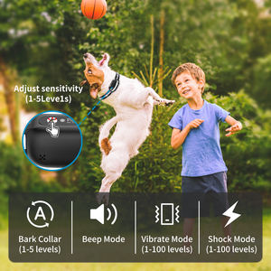 <span class=keywords><strong>Collar</strong></span> de entrenamiento eléctrico para perros de 3300 pies, <span class=keywords><strong>Collar</strong></span> de choque para mascotas con control remoto para cachorros de 5 a 120 libras con vibración de choque - Product Image 3