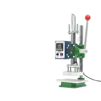 Petite machine manuelle numérique de marquage à chaud pour le gaufrage du cuir, presse à chaud pour cartes de visite, sacs en cuir, sacs en papier