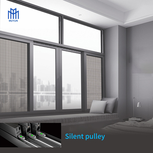 Fábrica al por mayor Energy Star Windows Hurricane Impact Thermal Break Ventanas de aluminio Polea silenciosa Ventanas correderas para casas - Product Image 1