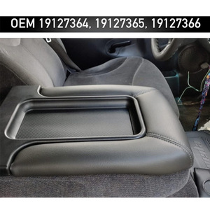 Chevrolet Center Console Armrest Cover 19127366 Gray <b>Storage</b> <b>Box</b> Leather Fitment - Product Image 4