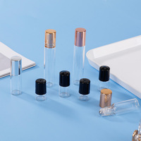 Kosong 1ml 2ml 3ml 5ml 10ml Mini sampel Vial bening minyak esensial parfum kaca Roll on botol