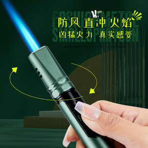 Encendedor de Antorcha Portátil Moderno de Metal con Mango Largo, Resistente al Viento, Fuego Directo, para Barbacoa al Aire Libre, Encendido de Cigarros JOFI - Product Image 3