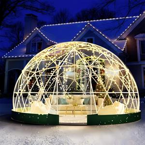Personalizzabile 4m giardino trasparente esterno Igloo cupola <span class=keywords><strong>tenda</strong></span> semplice stile 8m bolla geodetica Igloo per resort e <span class=keywords><strong>tenda</strong></span> fiera - Product Image 1