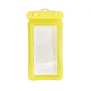 Pochette de téléphone portable étanche IPX-8 en PVC fluorescent, sensible au toucher, 19x10.8cm, pour la natation, pour téléphones jusqu'à 7.2 pouces, vente en gros usine - Product Image 3